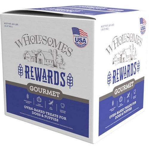 Earthborn, Wholesomes Rewards Gourmet Biscuits, 20 Lbs,Bacon