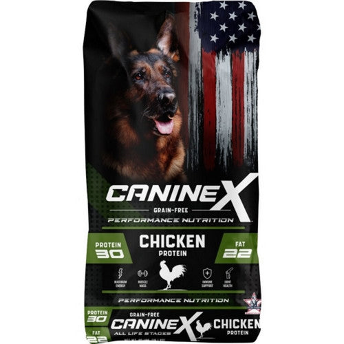Canine X Grain Free Dog Food 40 Lbs,Chicken by Earthborn