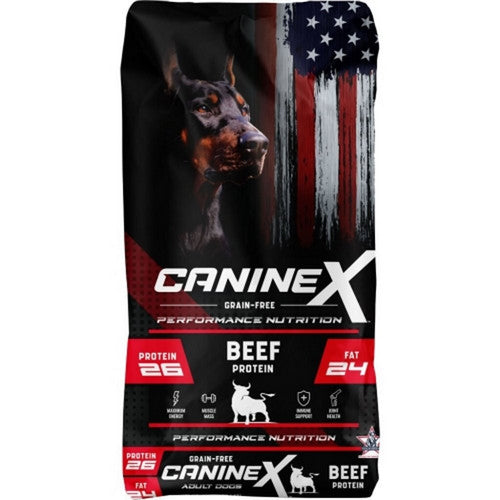 Canine X Grain Free Dog Food 40 Lbs,Beef by Earthborn