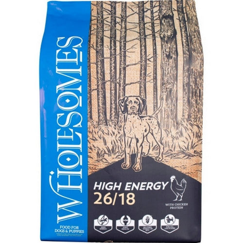 Earthborn, Wholesomes High Energy Dog Food, 40 Lbs,Chicken