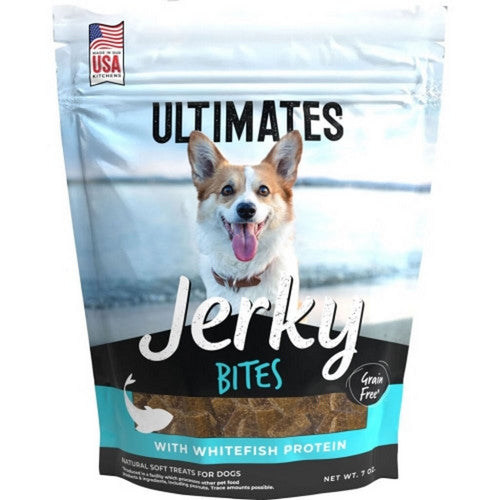 Earthborn, Ultimates Jerky Bites, 7 Oz, Whitefish