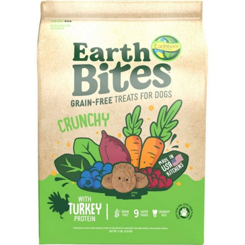 Holistic Earthbites Grain Free Treats 2 Lbs,Turkey by Earthborn