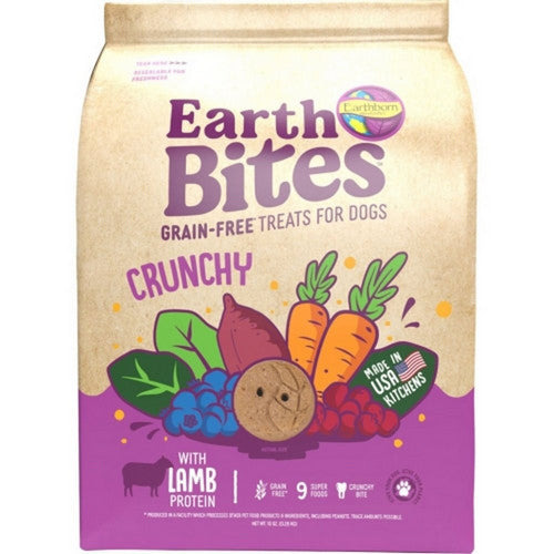Earthborn, Holistic Earthbites Grain Free Treats, 10 Oz, Lamb