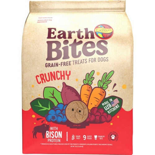 Holistic Earthbites Grain Free Treats 10 Oz, Bison by Earthborn