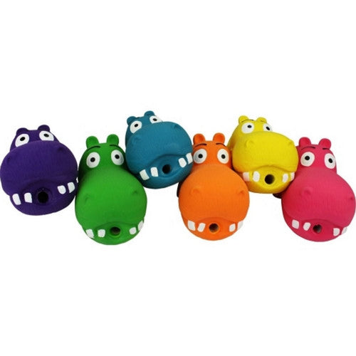 Multipet Globopotamus Latex Dog Toy 8 Inches, Assorted by Multipet