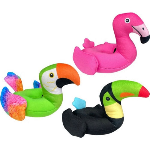 Multipet, Multipet Margaritaville Bird Ring Floating Dog Toy, Small,Assorted