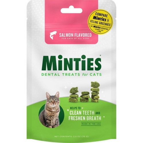 VetIQ, Vetiq Minties Dental Treats For Cats, 2.5 Oz, Salmon