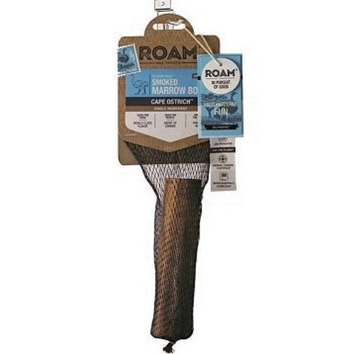 Roam Flavor Rich Smoked Marrow Bone Large-1 Pack,Ostrich by Roam
