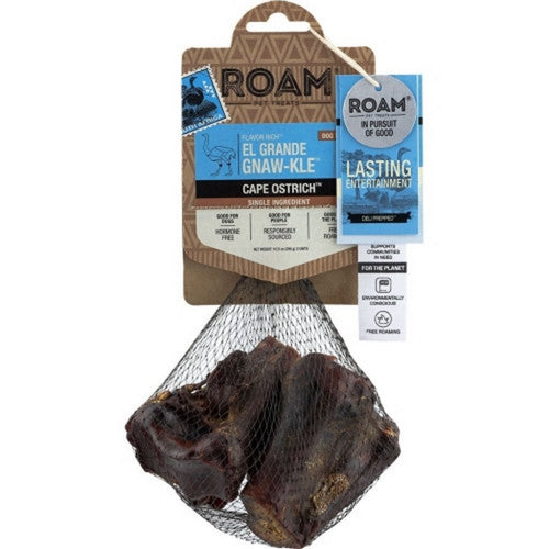 Roam Flavor Rich El Grande Gnaw-Kle 2 Pack,Ostrich by Roam