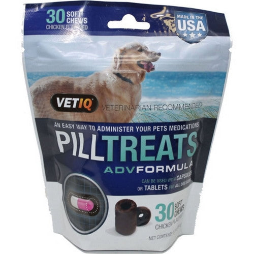VetIQ, Vetiq Pill Treats Adv Formula Usa Soft Chews, 30 Count,CHICKEN