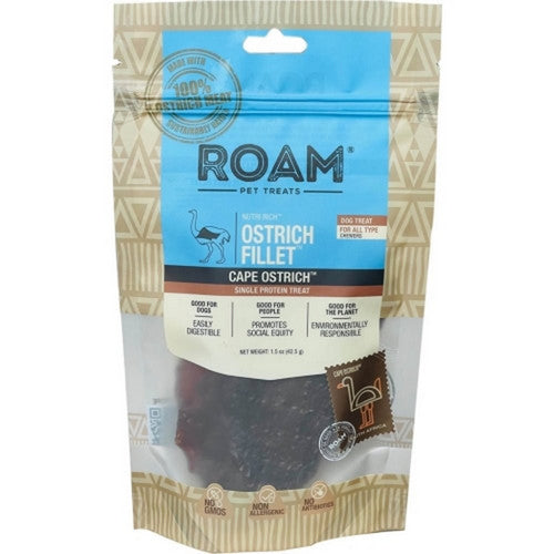 Roam Ostrich Fillet Oz, Treat by Roam