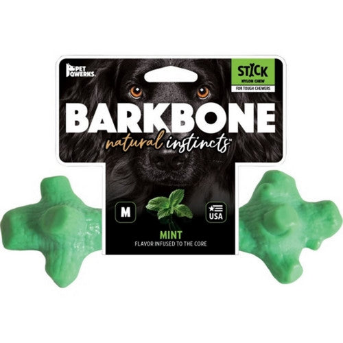 Barkbone Usa Breath Chew Stick Medium,Mint by Pet Qwerks
