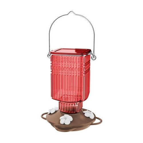 Nature's Way, Crimson Carnation Antique Glass Hb Feeder, 22 Oz