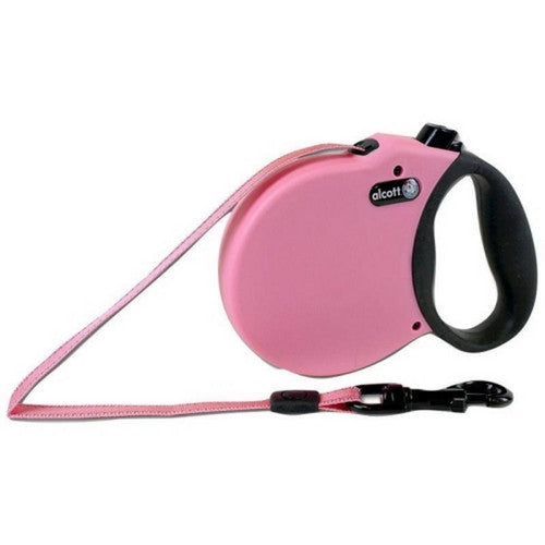 Alcott Adventure Retractable Belt Leash ExtraSmall-10 Feet,Pink by Bamboo Groom