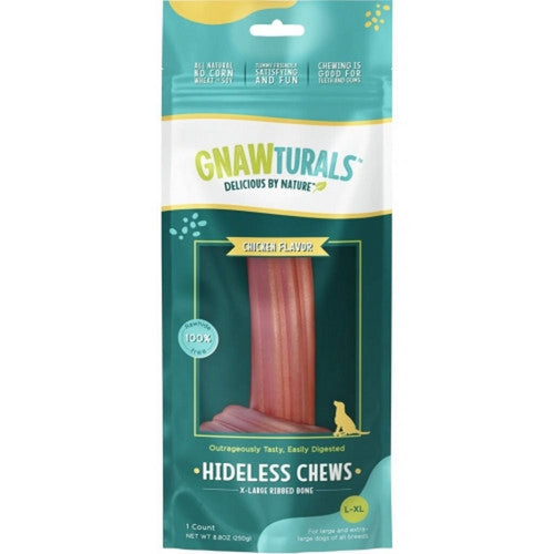 Gnawturals Hideless Chews Ribbed Bone XL,Chicken by Gnawturals