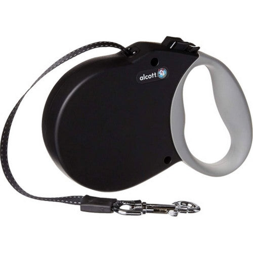 Alcott Expedition Retractable Belt Leash Large-24 Feet,Black by Bamboo Groom