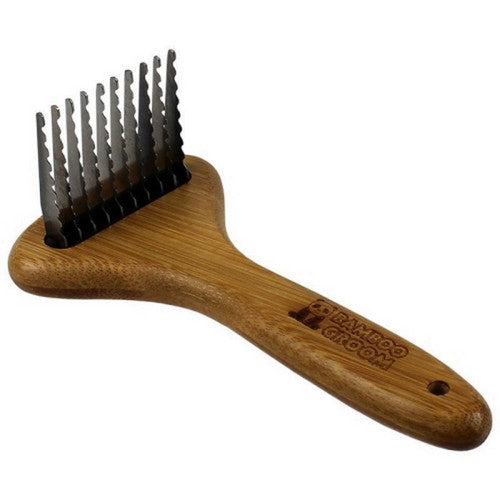 Bamboo Groom Dematting Rake LG by Bamboo Groom
