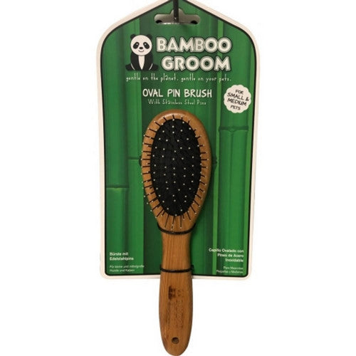 Bamboo Groom, Bamboo Groom Oval Pin Brush, Small/Medium
