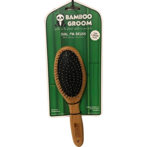 Bamboo Groom Oval Pin Brush LG by Bamboo Groom