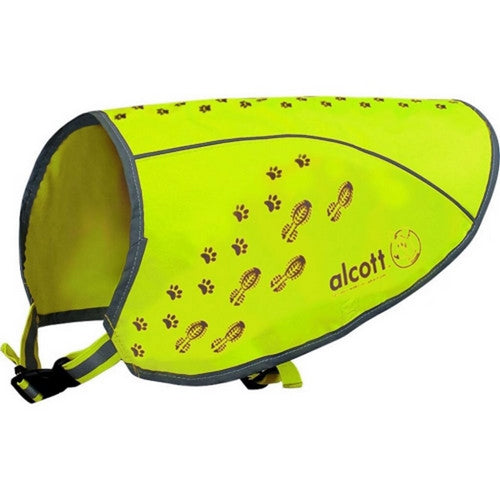 Bamboo Groom, Alcott Visibility Dog Vest, Medium,Yellow
