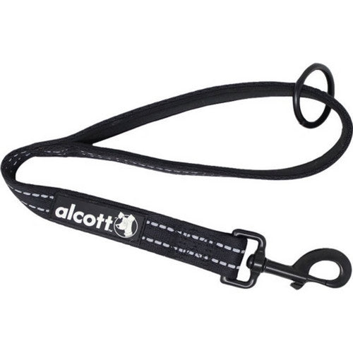 Alcott Short Traffic Leash Short,Black by Bamboo Groom