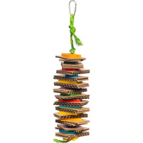 Prevue Pet, Shredding Stack Bird Toy, 3 X 2 X 13.25 Inches