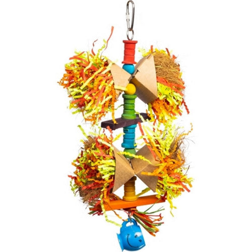 Prevue Pet, Party Popper Bird Toy, 6 X 2.75 X 12.75 Inches