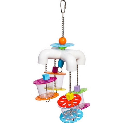 Prevue Pet, Sink N' Seek Bird Toy, 6 X 6 X 13.25 Inches