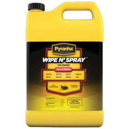 Pyranha, Wipe N'Spray Fly Spray Rtu Citronella, 1 Gallon