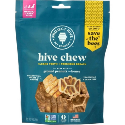 Project Hive Pet Company Hive Chew Treat Large,Peanut Butter by Project Hive Pet Company