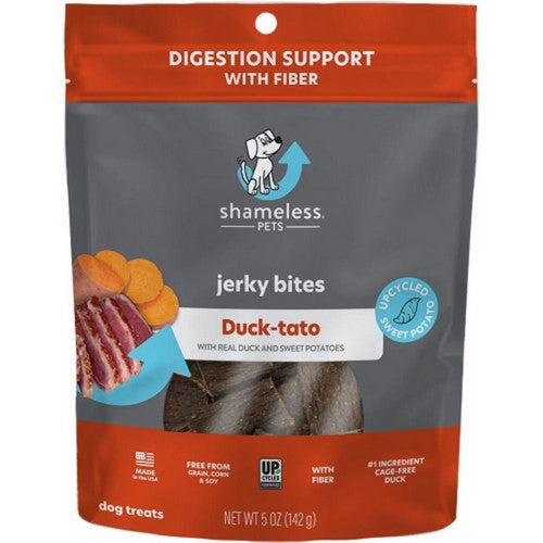 Shameless Dog Jerky Bites 5 Oz, Duck/Sweet Pota by Shameless Pets