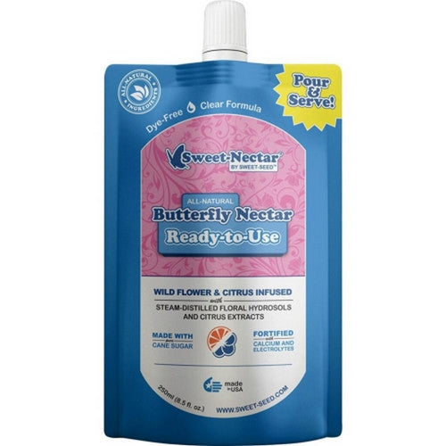 Sweet-Nectar  Butterfly Ready-To-Use Bag 250 ML,Clear by Sweet-Nectar