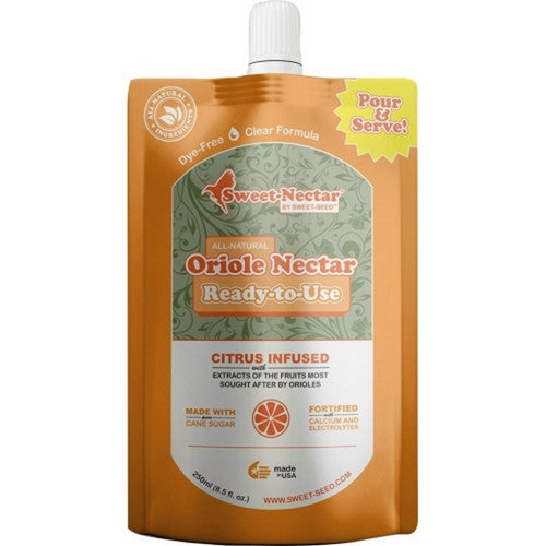 Sweet-Nectar Oriole Ready-To-Use Bag 250 ML,Clear by Sweet-Nectar