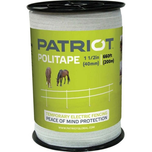 Stafix, Patriot Politape, 660 Feet X 1 1/2,White