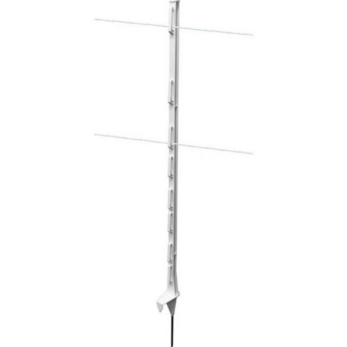 Stafix, Stafix Sentinel Heavy Duty Tread-In Step-In Post, 49 Inches, White