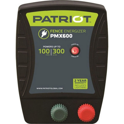 Stafix, Patriot Pmx600 Fence Energizer, UP TO 100 MILE, Black