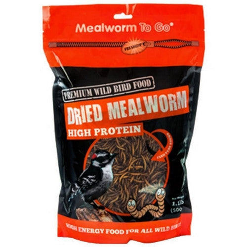 Mealworm To Go Dried Mealworms 1.1 Lbs by Mealworm To Go