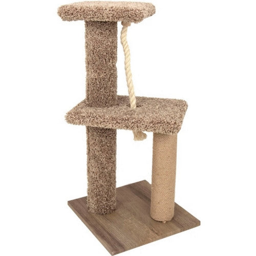 2 Story Cat Post W/Laminate Base 15.5X15.5X32 IN by Ware