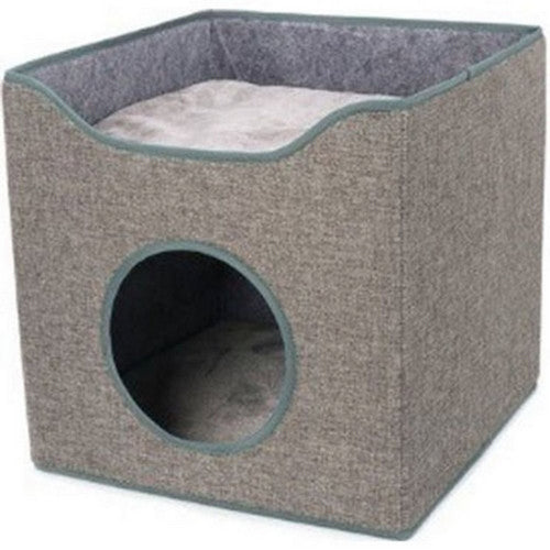 Ware, Kit-E-Cube Cat Hideout & Lounge, 15.25X15.25X15,Gray