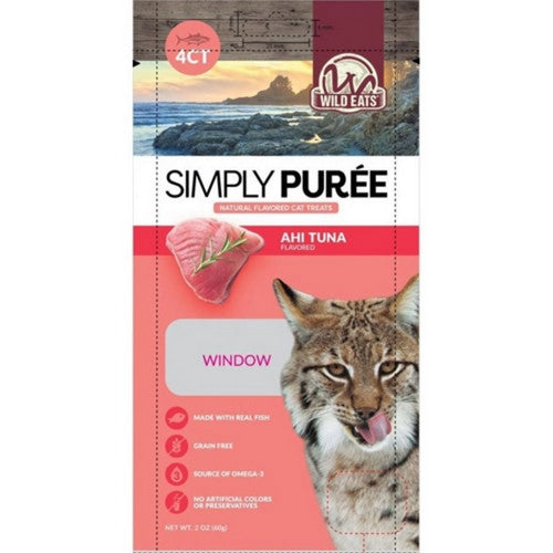 Wild Eats Cat Puree Treats 4 Pack,Ahi Tuna by Wild Eats
