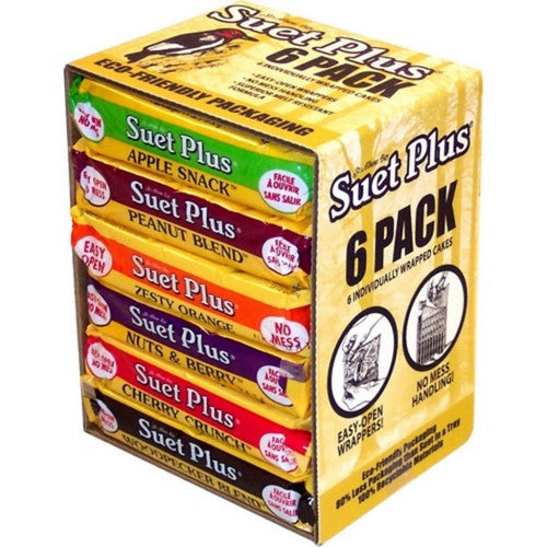 Suet Plus Variety Pack 6 Pack by Suet Plus
