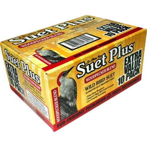 Suet Plus Woodpecker Extra Value Pack 10 Pack by Suet Plus