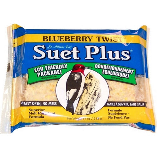 Suet Plus Suet Cake 11 Oz, Blueberry by Suet Plus
