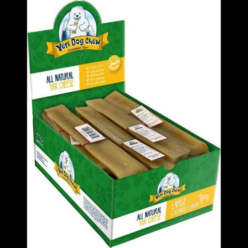 Yeti Pet Products, Yeti Dog Chew Flavored Bulk Box, 3.5Oz, Large, Coconut (Case Of 14)