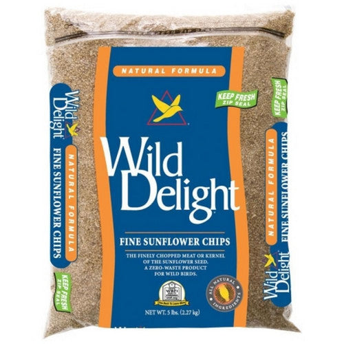 Wild Delight, Wild Delight Wildlife Fine Sunflower Chips, 5 Lbs