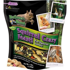 Bird Lover'S Blend Squirrel Crazy Feast 3 Lbs by Brown's