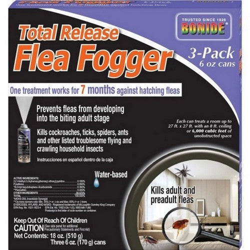 Bonide Total Release Flea Fogger 6 Oz / 3 Pack by Bonide