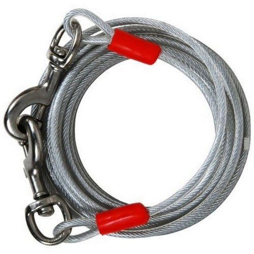 JW, Pet Tie Out Xl Dogs Up To 250 Lb, 15 Feet,Clear