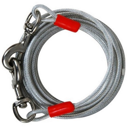 JW, Pet Tie Out Xl Dogs Up To 250 Lb, 30 Feet,Clear