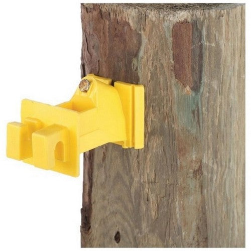Dare, Snug Wood Post Insulator, 25 Pack,Yellow
